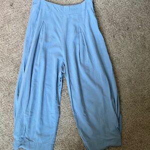 Urban Outfitters Loose Light Blue Spring Pants